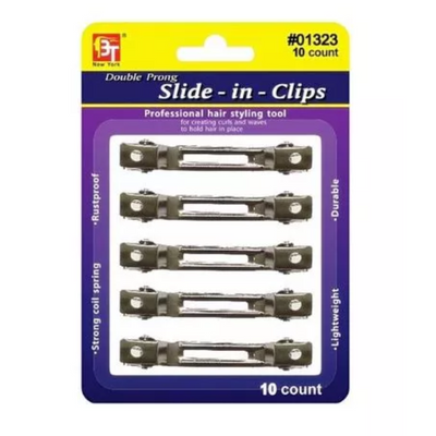 BT Double Prong Clips (10 pcs) #01323