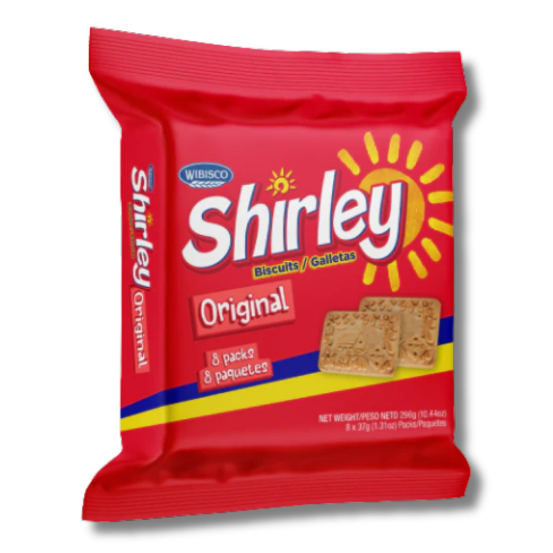 Wibisco Shirley Biscuits Original 296g - (8 x 37g) Barbados