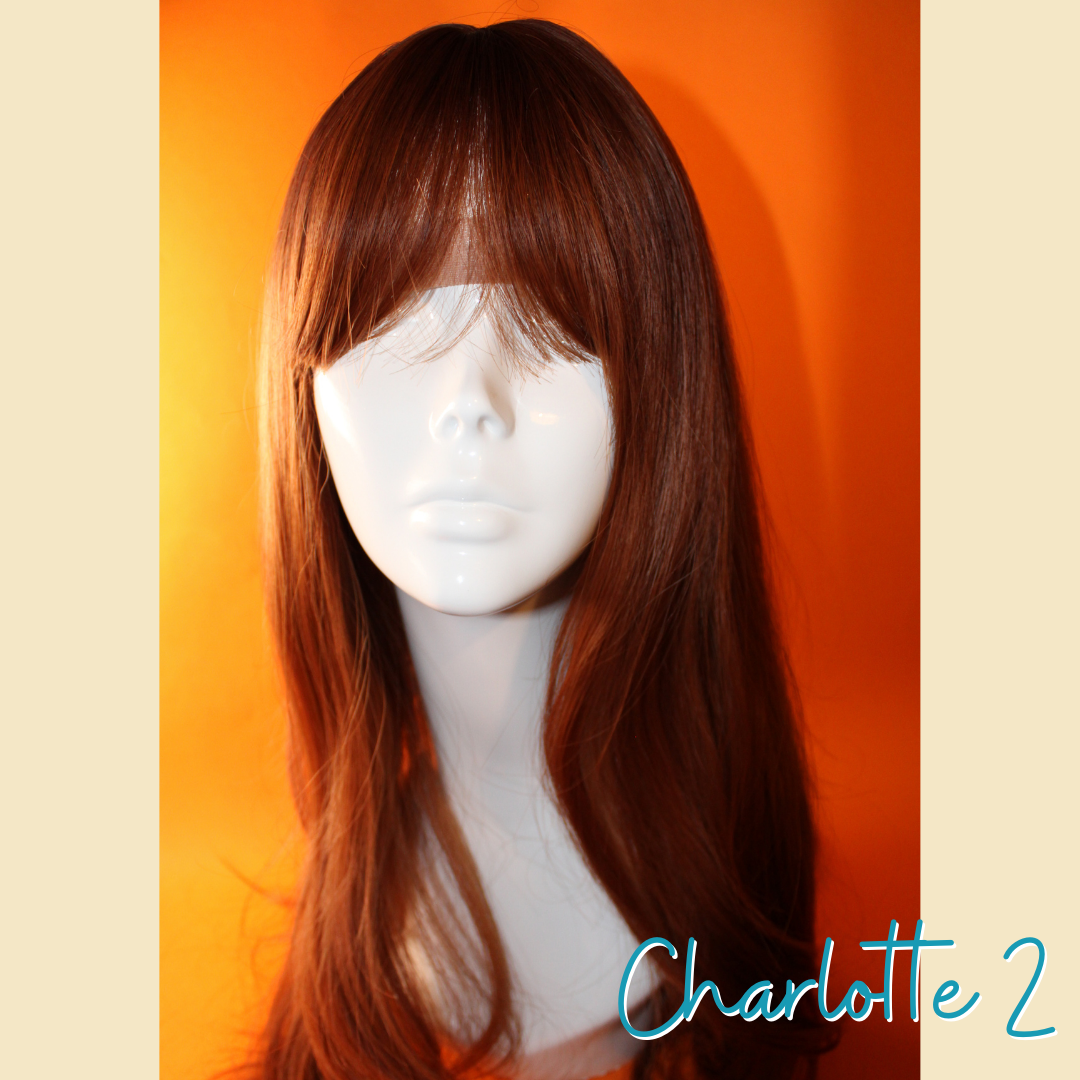 Charlotte 2 - 26' - Straight Synthetic Wig - Orange Brown