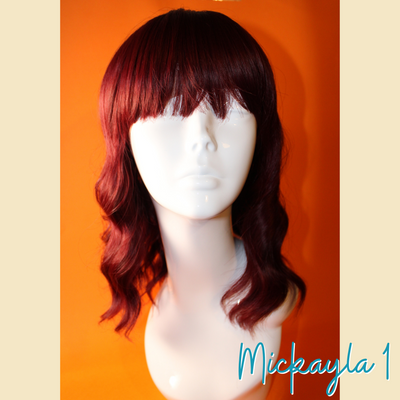 Mickayla 1 - 16', Body Wave, Synthetic Wig - Red