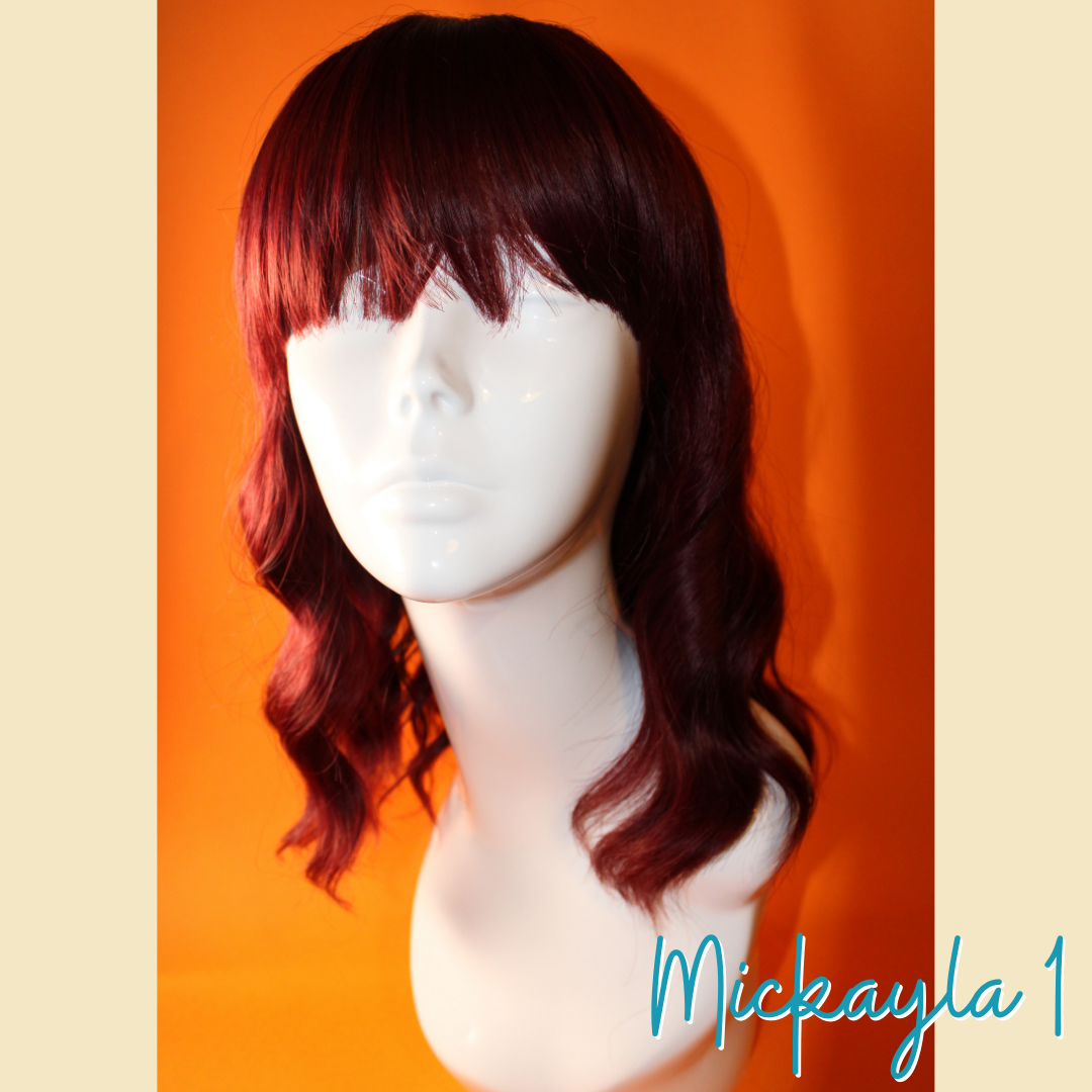 Mickayla 1 - 16', Body Wave, Synthetic Wig - Red