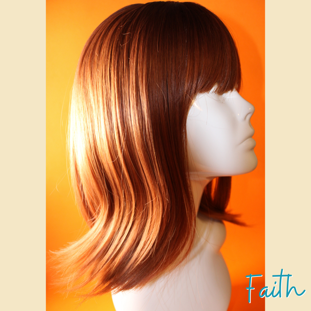Faith - 15' - Straight Synthetic Wig - Orange Brown