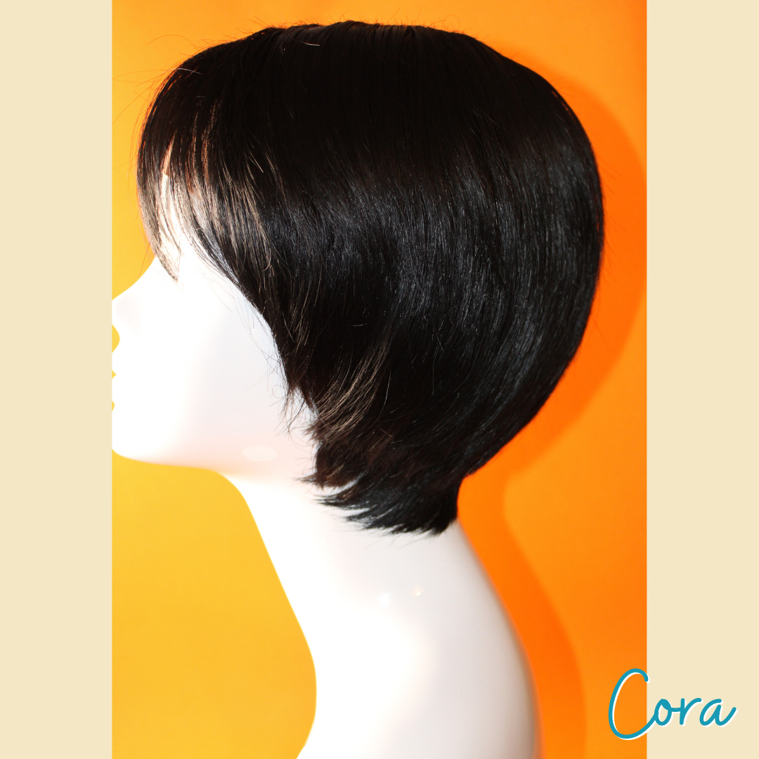 Cora - 8' - Straight Synthetic Wig - Black