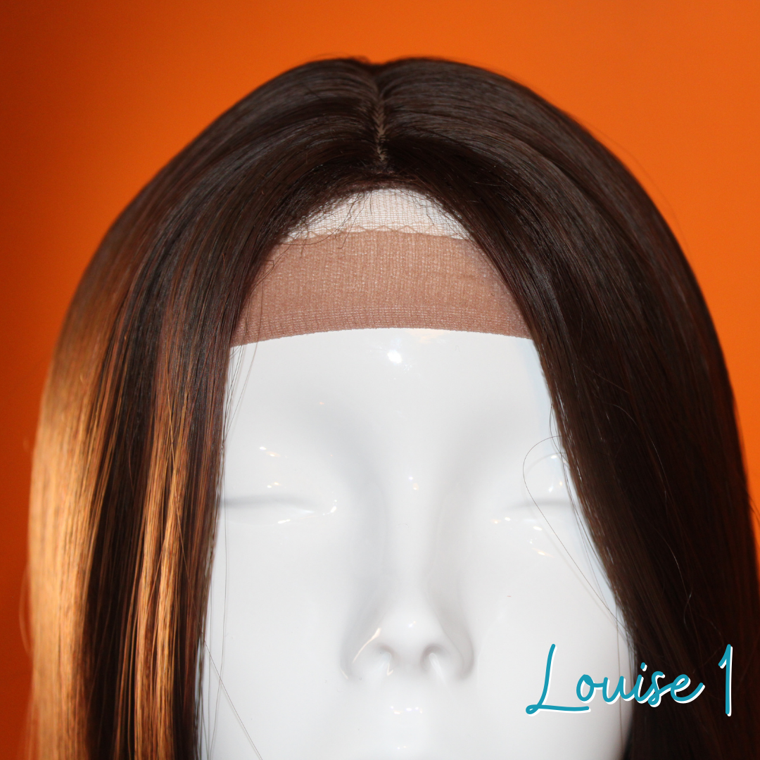 Louise 1 - 16', Straight, Synthetic Wig - Dark Brown