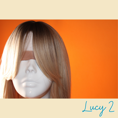Lucy 2 - 23', Straight Layered, Synthetic Wig - Blonde