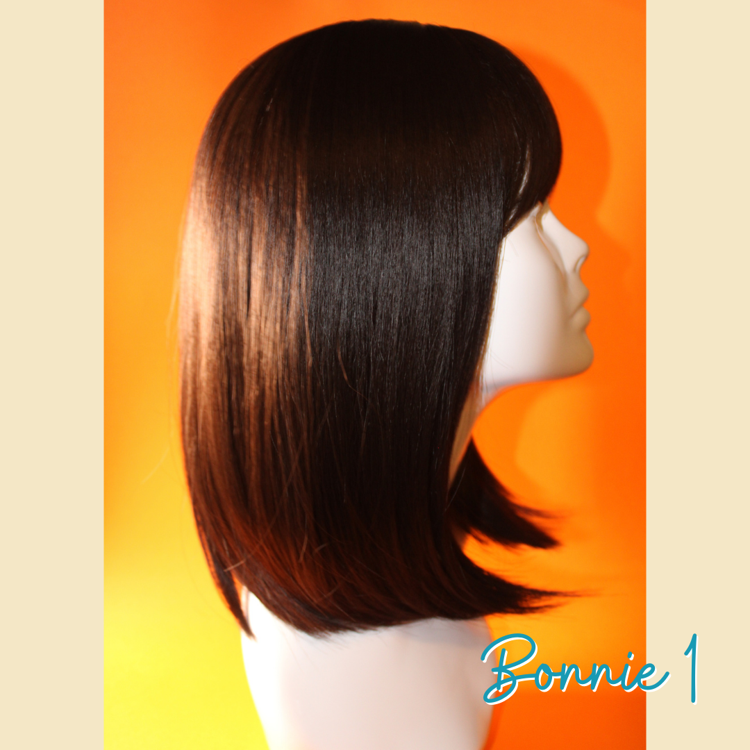 Bonnie 1 - 14' Straight, Synthetic Wig - Chocolate Brown