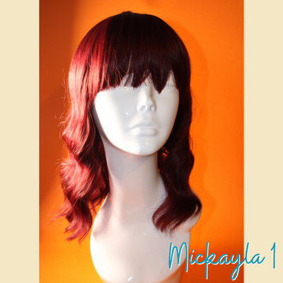 Mickayla 1 - 16', Body Wave, Synthetic Wig - Red