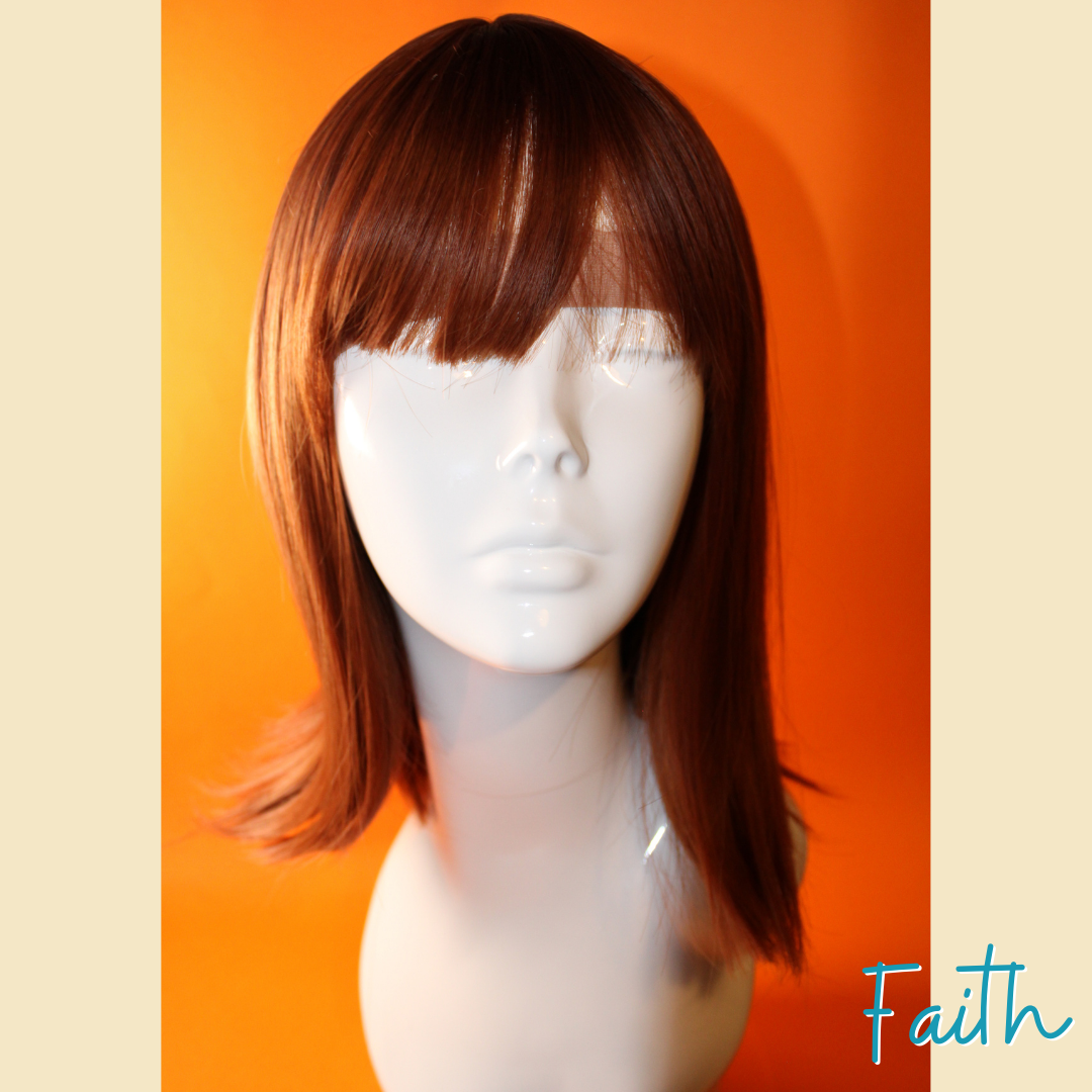 Faith - 15' - Straight Synthetic Wig - Orange Brown