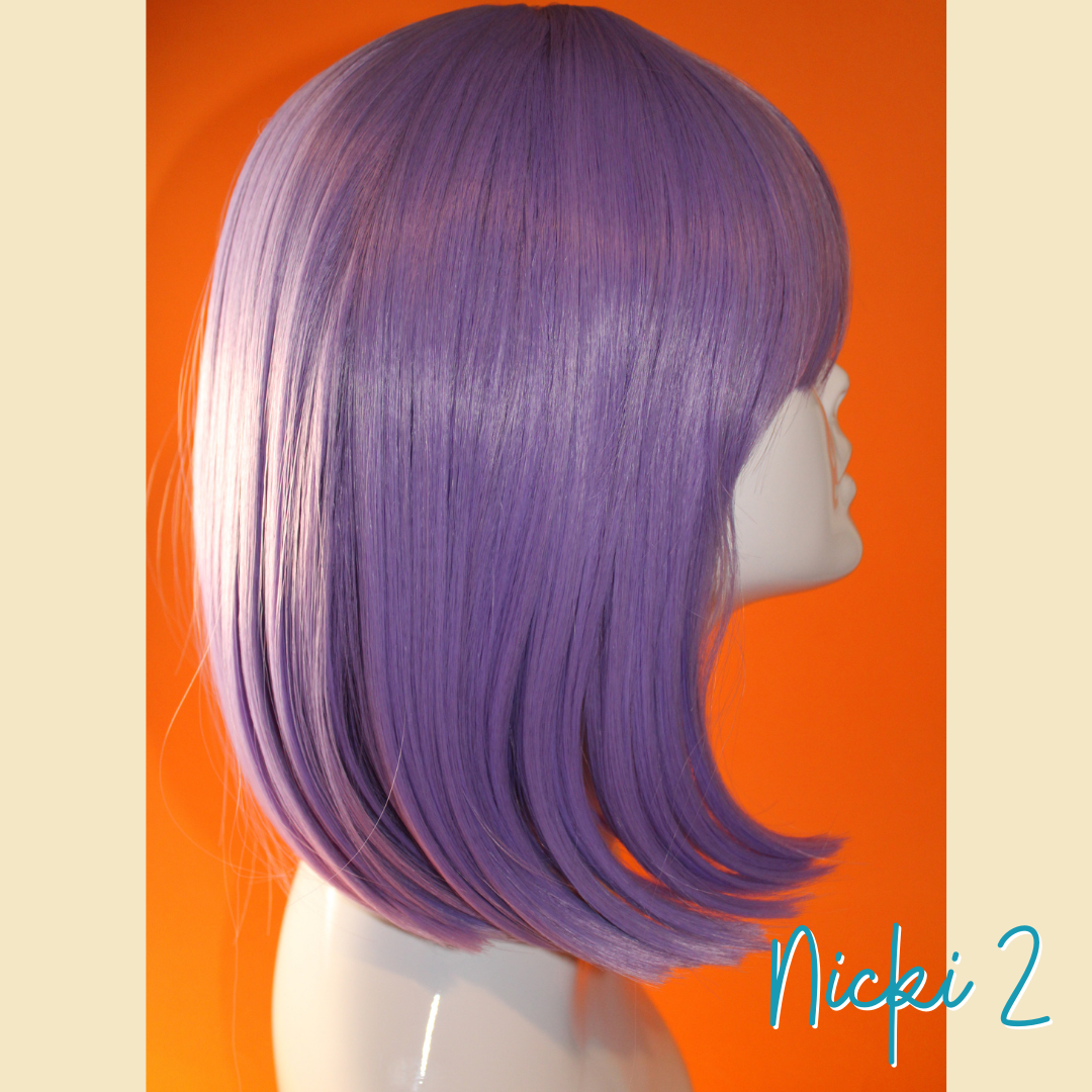 Nicki 2 - 14', Straight, Synthetic Wig - Purple