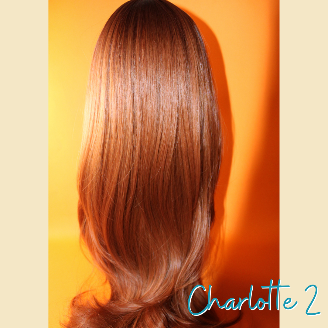 Charlotte 2 - 26' - Straight Synthetic Wig - Orange Brown