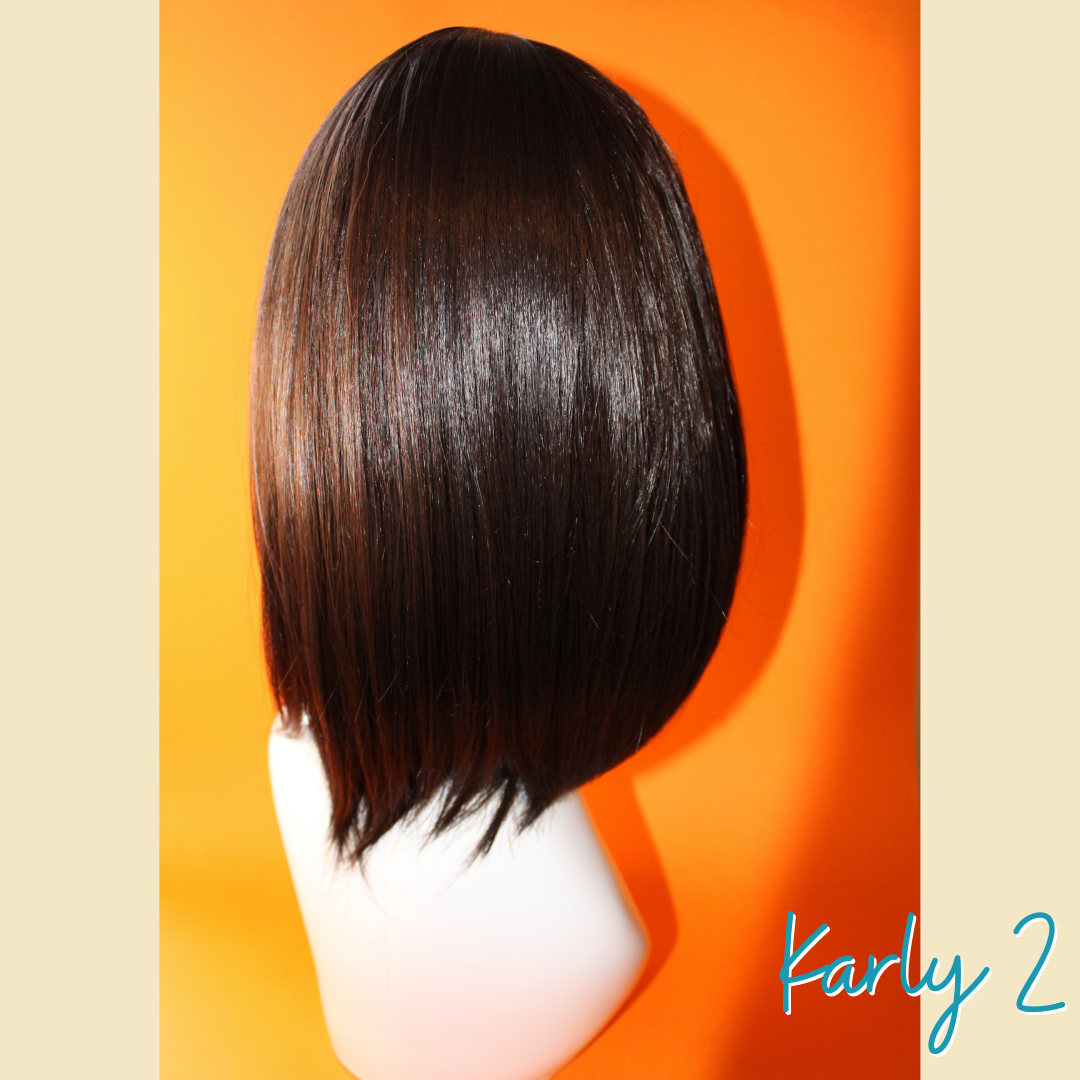 Karly 2, 14', Brown/Blonde Synthetic Wig