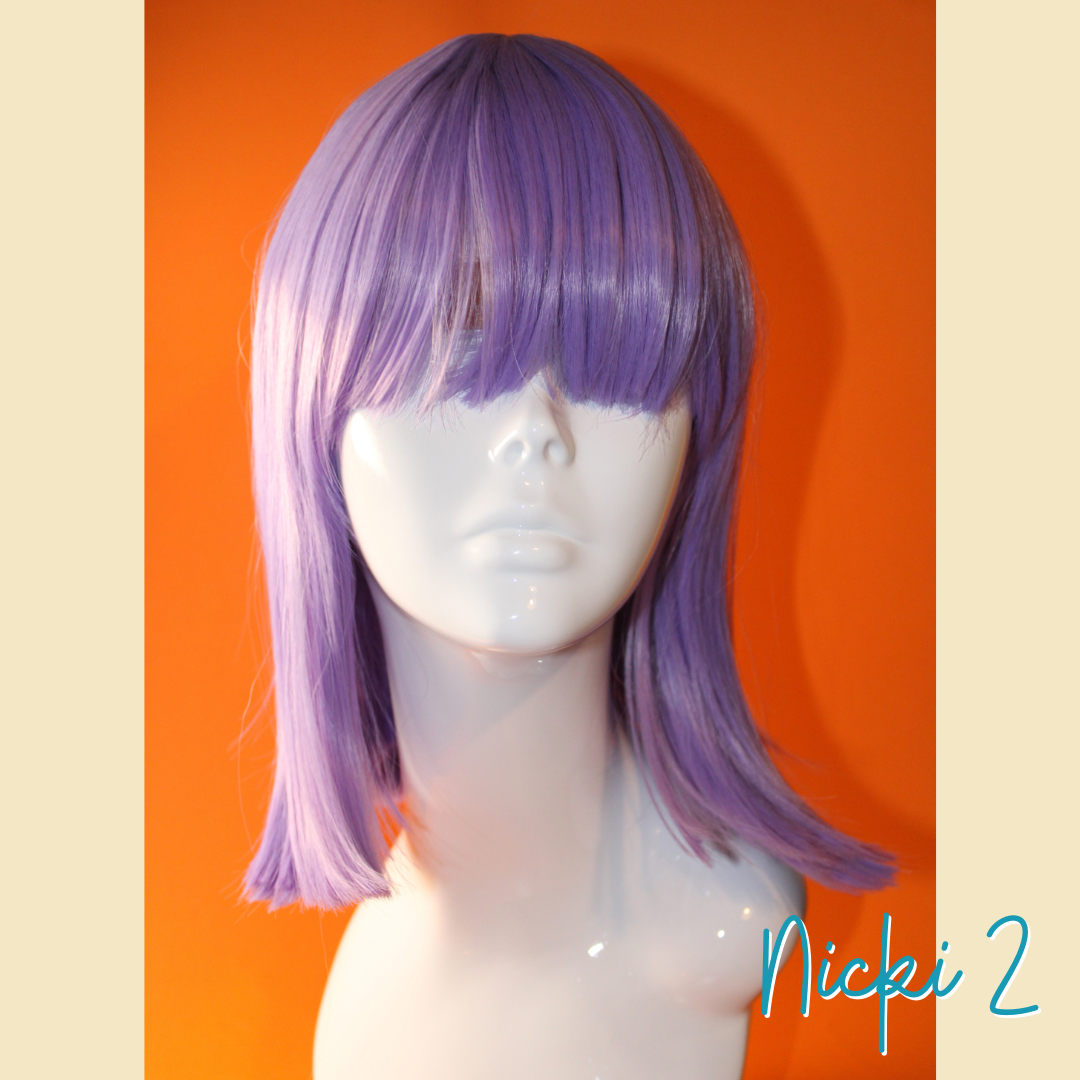 Nicki 2 - 14', Straight, Synthetic Wig - Purple