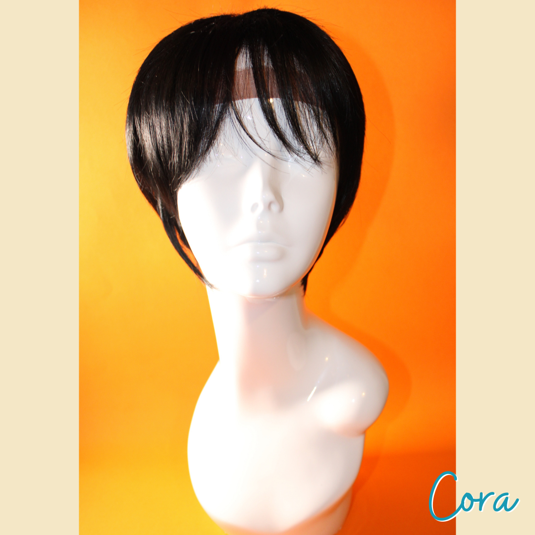 Cora - 8' - Straight Synthetic Wig - Black