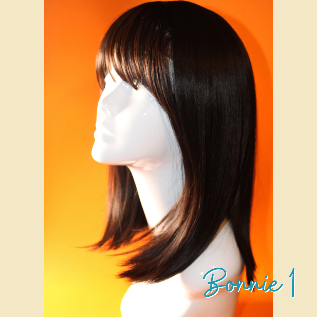 Bonnie 1 - 14' Straight, Synthetic Wig - Chocolate Brown