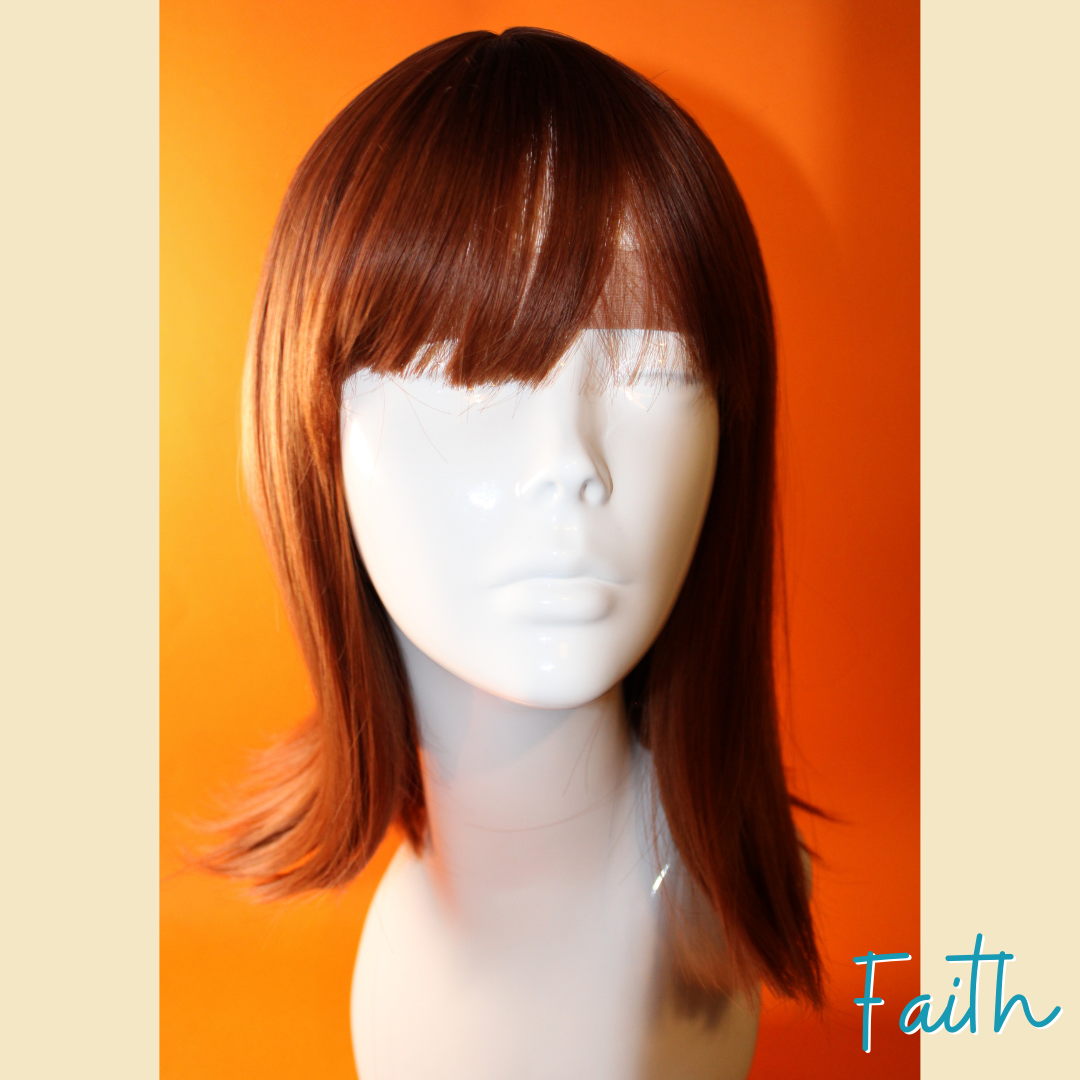 Faith - 15' - Straight Synthetic Wig - Orange Brown