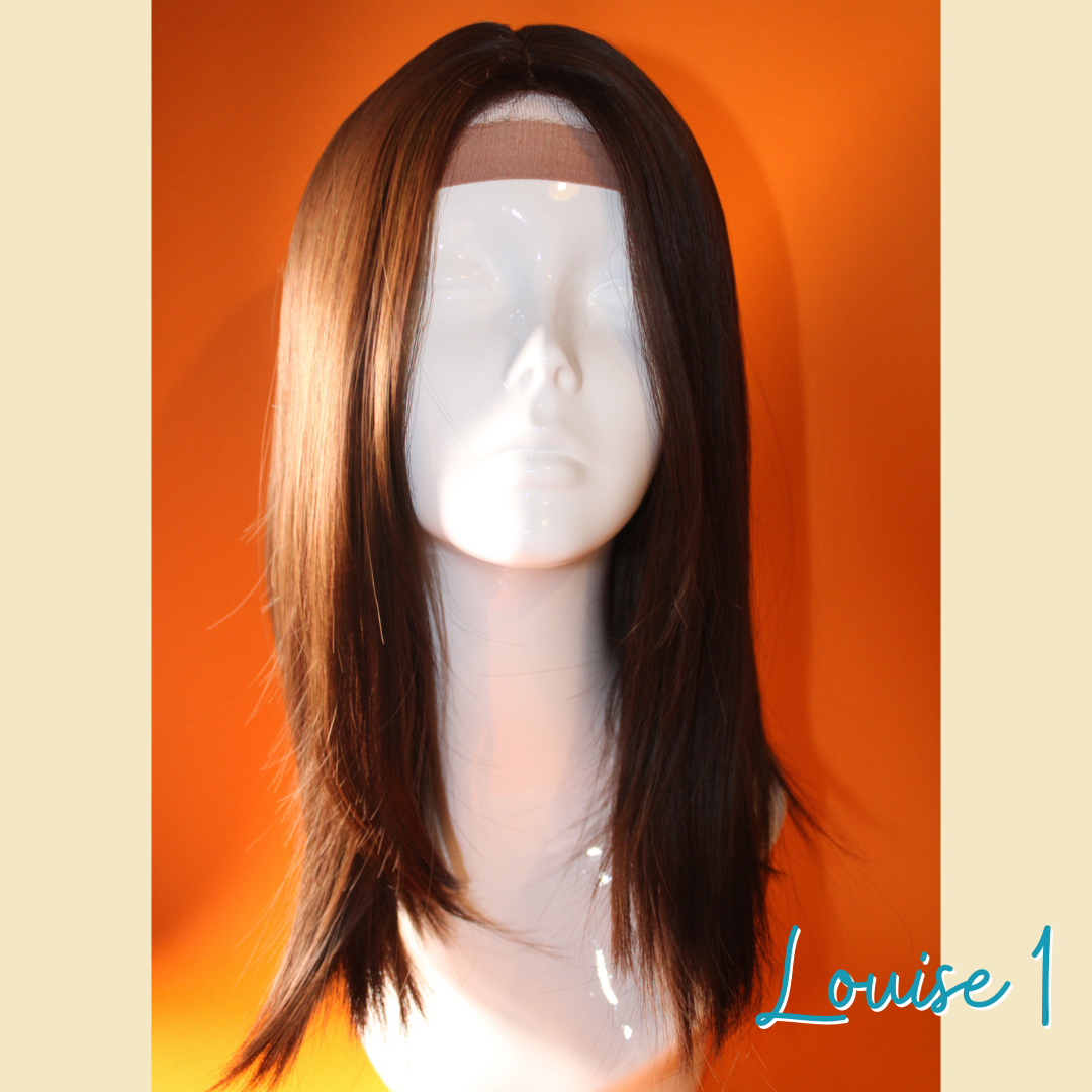 Louise 1 - 16', Straight, Synthetic Wig - Dark Brown