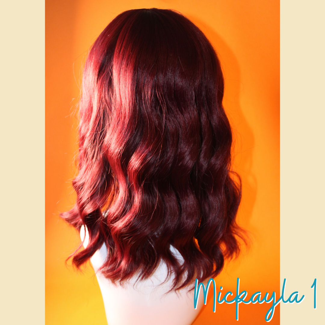 Mickayla 1 - 16', Body Wave, Synthetic Wig - Red