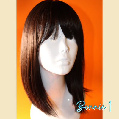 Bonnie 1 - 14' Straight, Synthetic Wig - Chocolate Brown