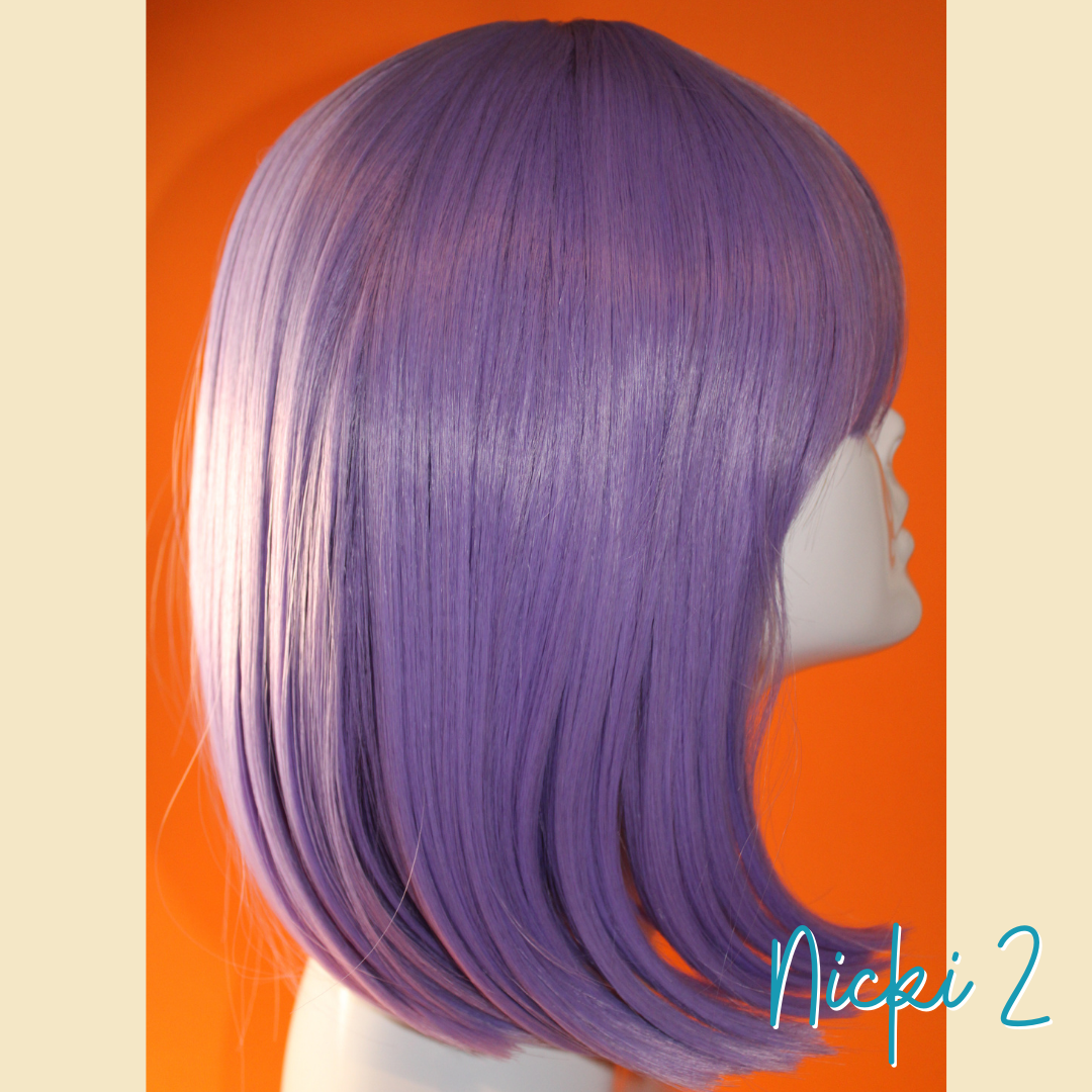 Nicki 2 - 14', Straight, Synthetic Wig - Purple
