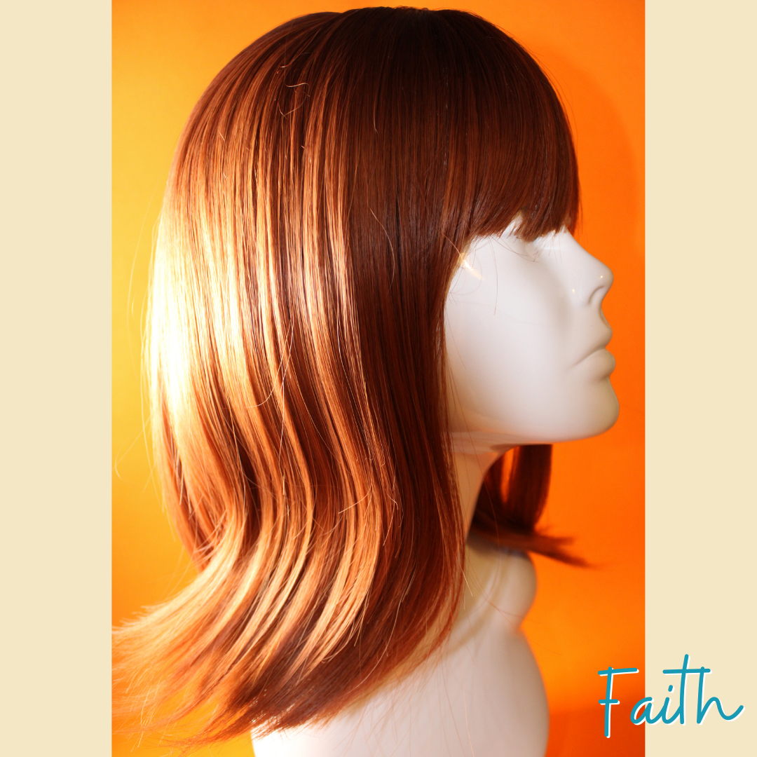 Faith - 15' - Straight Synthetic Wig - Orange Brown