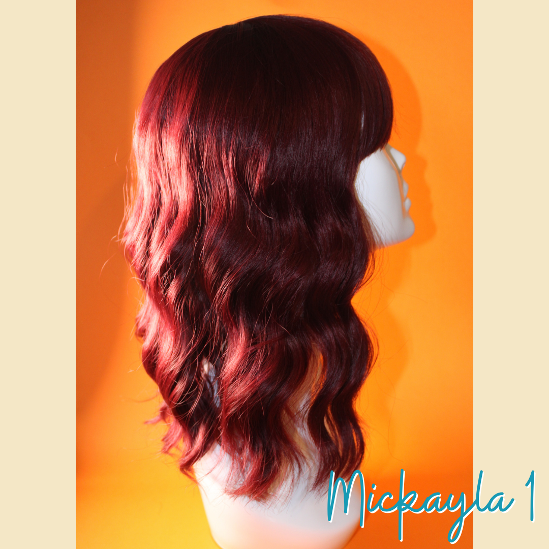 Mickayla 1 - 16', Body Wave, Synthetic Wig - Red