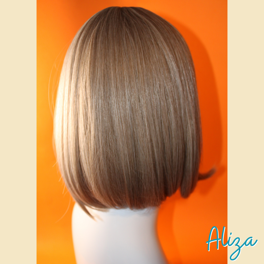 Aliza - 13' Straight Synthetic Wig - Ash Blonde Mix