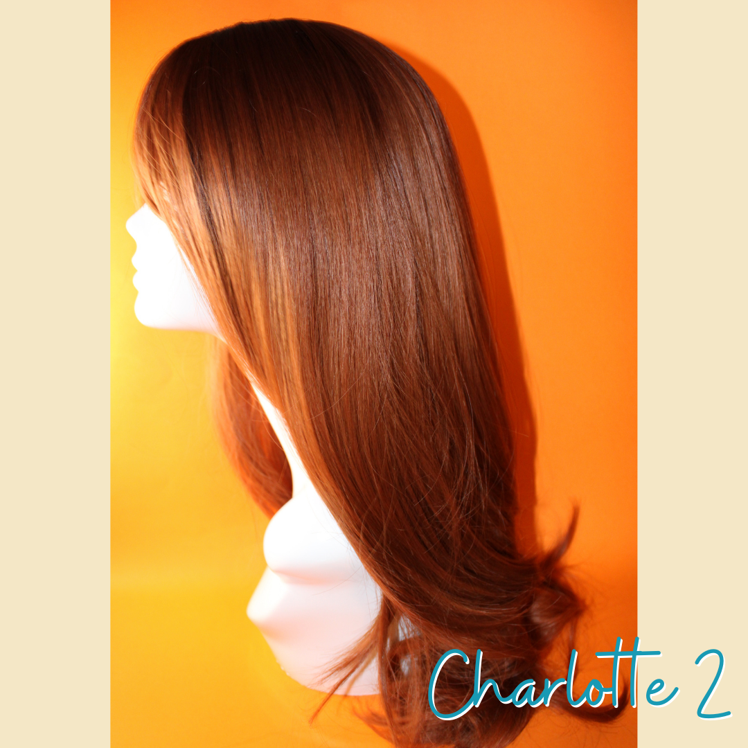 Charlotte 2 - 26' - Straight Synthetic Wig - Orange Brown