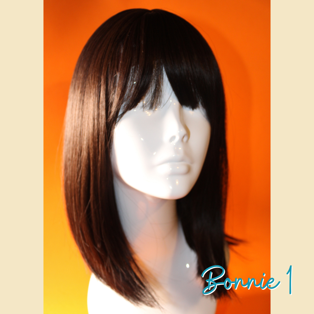 Bonnie 1 - 14' Straight, Synthetic Wig - Chocolate Brown
