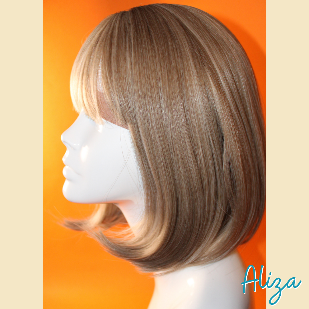 Aliza - 13' Straight Synthetic Wig - Ash Blonde Mix