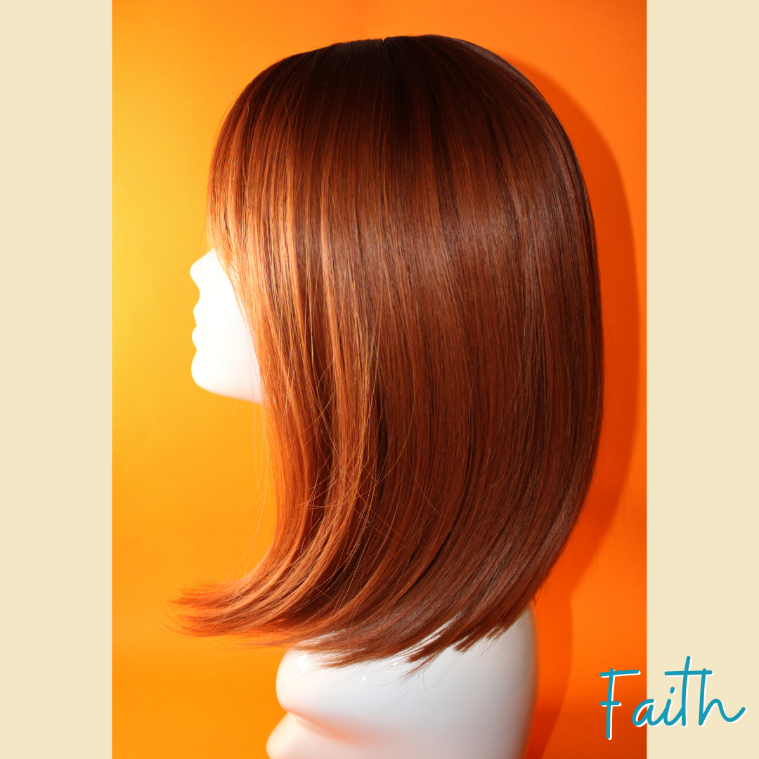 Faith - 15' - Straight Synthetic Wig - Orange Brown