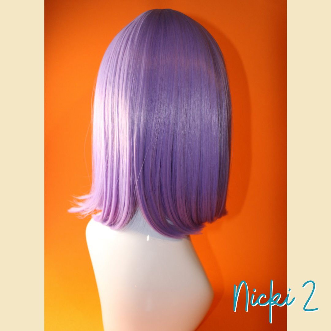 Nicki 2 - 14', Straight, Synthetic Wig - Purple