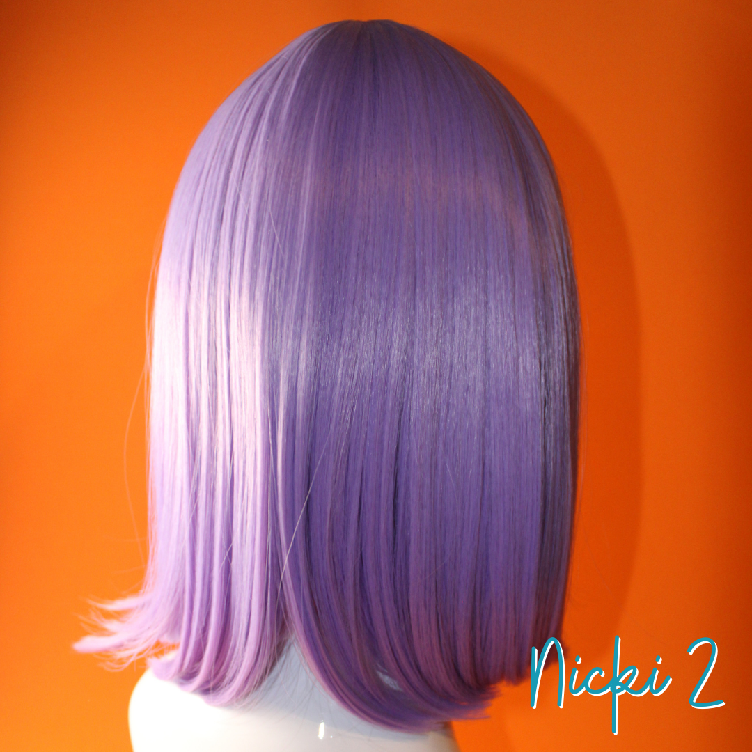 Nicki 2 - 14', Straight, Synthetic Wig - Purple