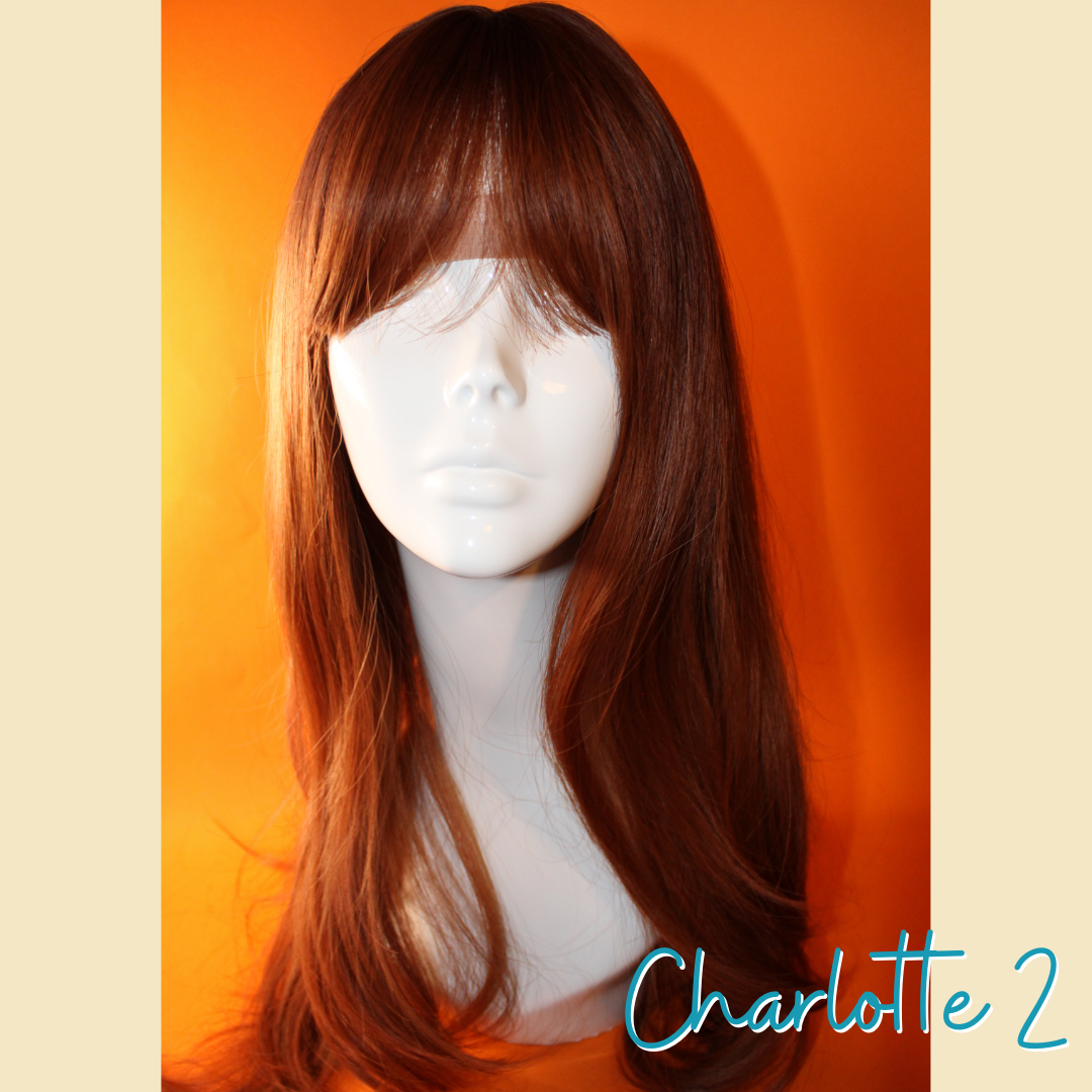 Charlotte 2 - 26' - Straight Synthetic Wig - Orange Brown