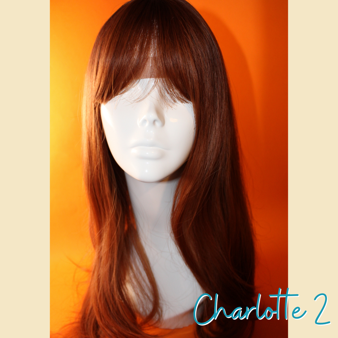 Charlotte 2 - 26' - Straight Synthetic Wig - Orange Brown