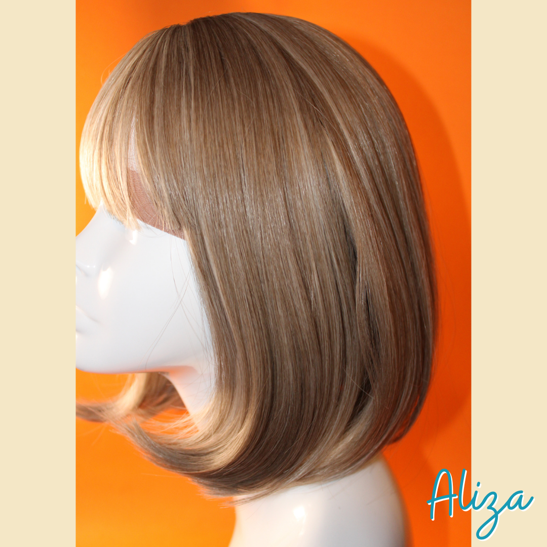 Aliza - 13' Straight Synthetic Wig - Ash Blonde Mix