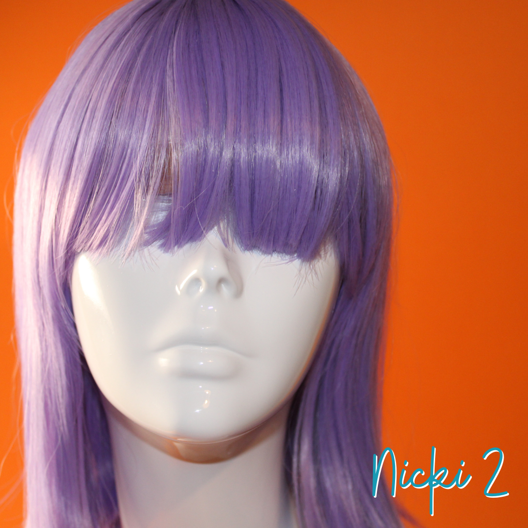 Nicki 2 - 14', Straight, Synthetic Wig - Purple