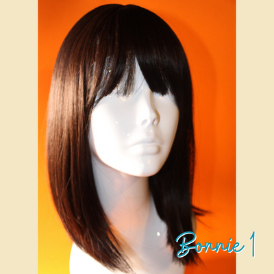 Bonnie 1 - 14' Straight, Synthetic Wig - Chocolate Brown