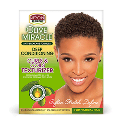 African Pride Olive Miracle Texturizer Kit