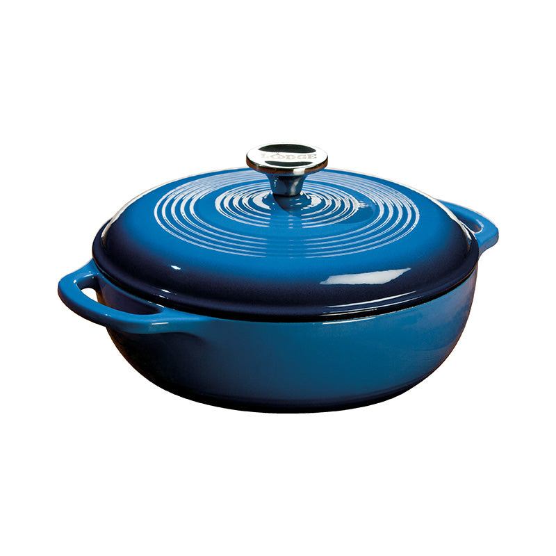 Lodge Enamel Cast Iron Dutch Oven 3 Quart / 2.8 Litre