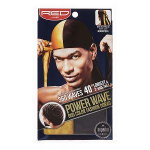 Power Wave Silky Satin Durag - Gold