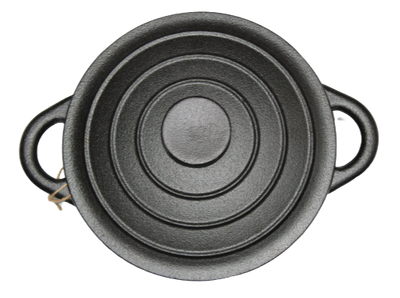 Black Cast Iron Dutch Oven 21cm