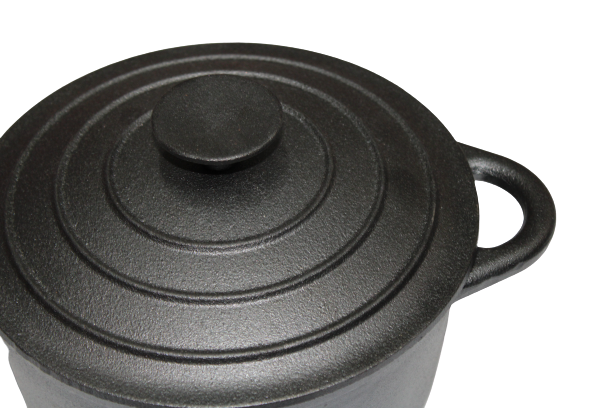 Black Cast Iron Dutch Oven 21cm