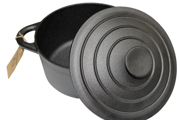 Black Cast Iron Dutch Oven 21cm