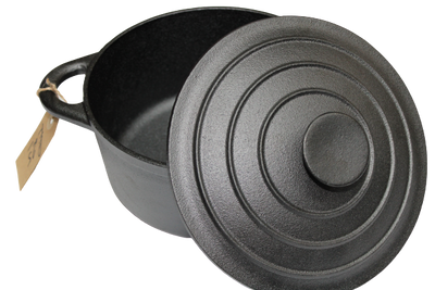 Black Cast Iron Dutch Oven 21cm