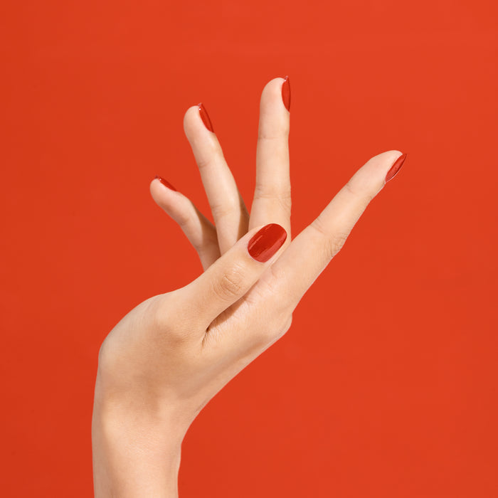 Kiss: Quick Dry Nail Polish 13ml - Ready Set Red