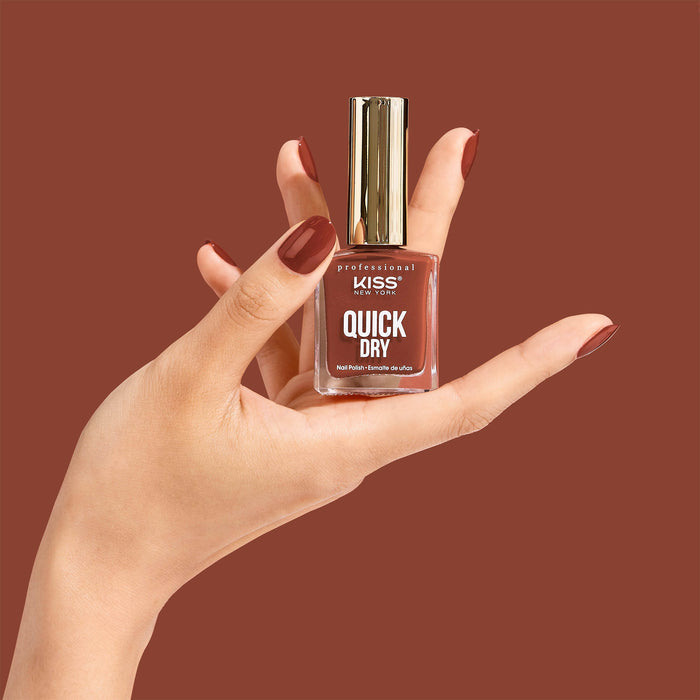 Kiss: Quick Dry Nail Polish 13ml - I Like to Mauve It