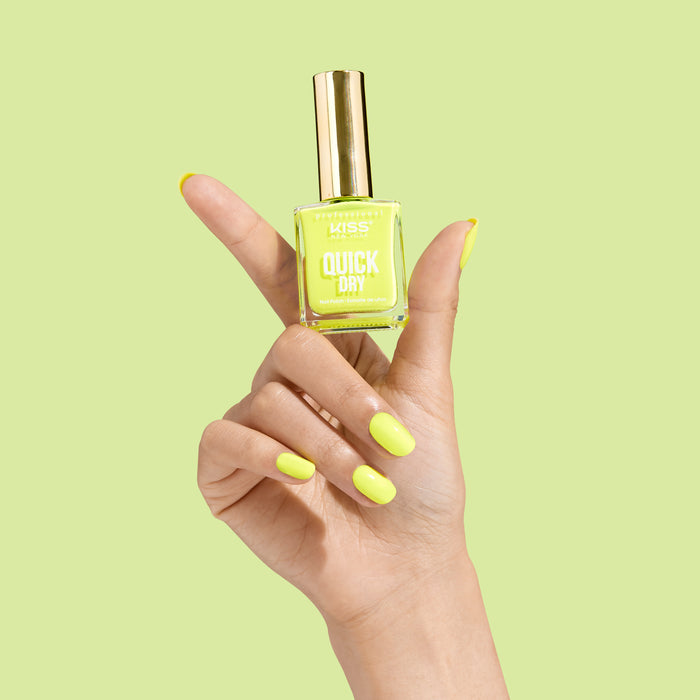 Kiss: Quick Dry Nail Polish 13ml - High Lighter
