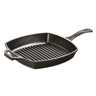 Lodge Cast Iron Square Grill Pan 26cm