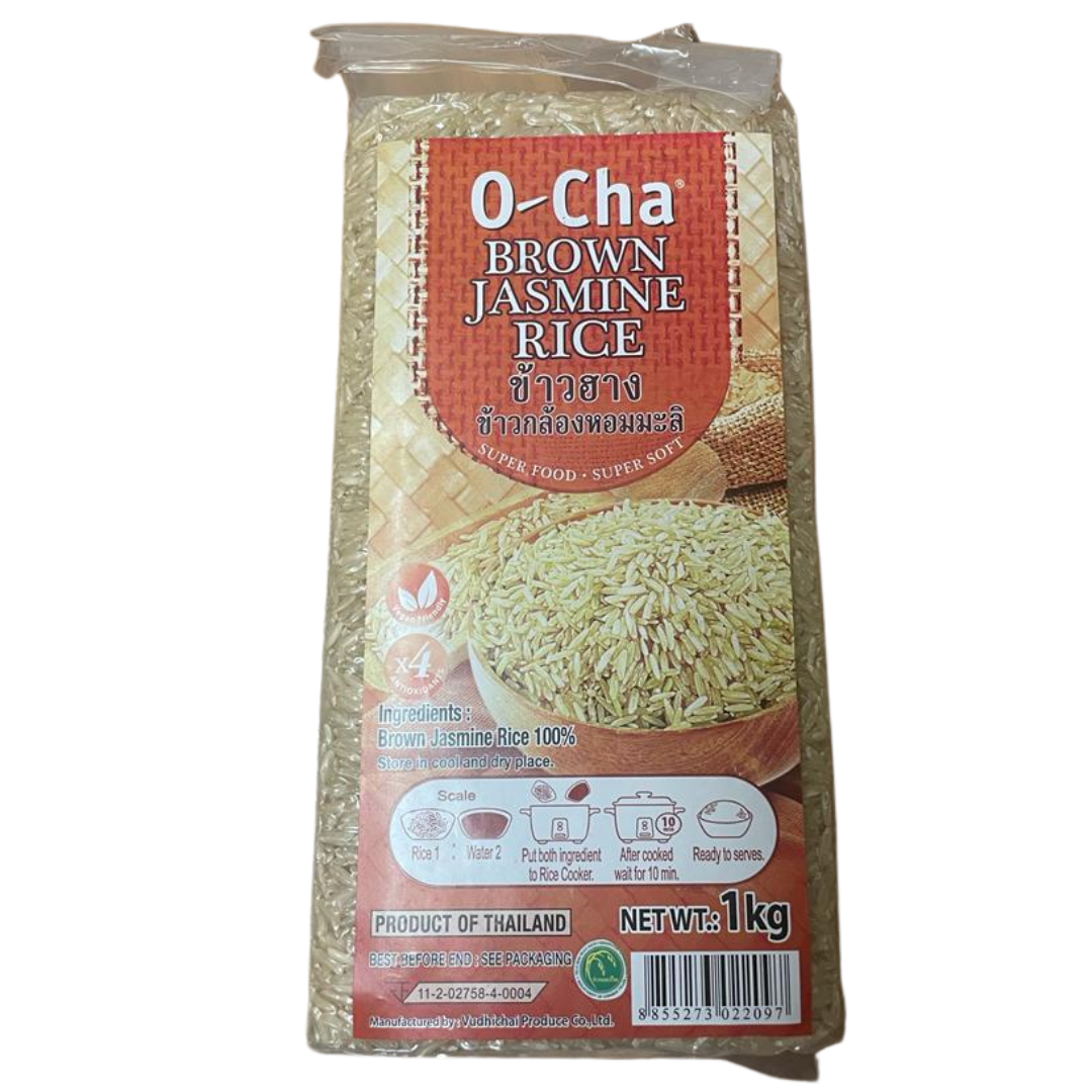 O-Cha Brown Jasmine Rice 1kg