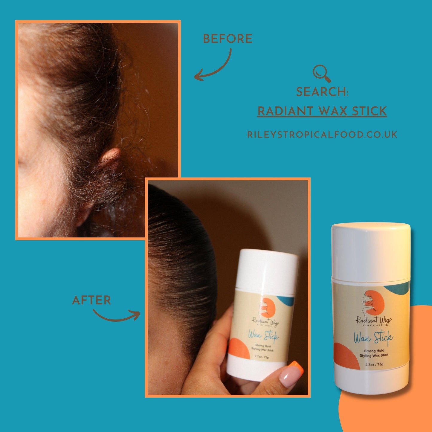 Radiant Wigs - Wax Stick 75g
